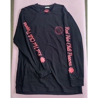 ジーユー(GU)のRed Hot Chili Peppers 長袖 Tシャツ 黒 赤 セット(Tシャツ/カットソー(七分/長袖))