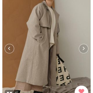 Bab 【WEB限定】スタンドカラーパイピングロングコートの通販 by