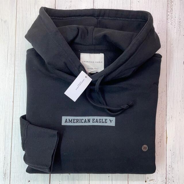 American Eagle(アメリカンイーグル)のスーパーソフト♩程良い厚みで今すぐ大活躍！ワンポイントイーグル/パーカー【XS】 メンズのトップス(パーカー)の商品写真