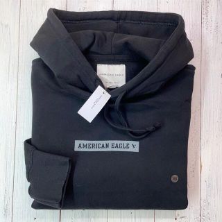 アメリカンイーグル(American Eagle)のスーパーソフト♩程良い厚みで今すぐ大活躍！ワンポイントイーグル/パーカー【XS】(パーカー)