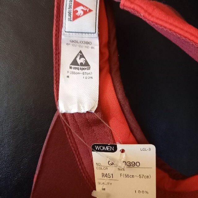 le coq sportif(ルコックスポルティフ)のルコックサンバイザー スポーツ/アウトドアのゴルフ(その他)の商品写真