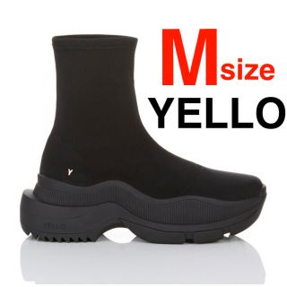 イエローブーツ(Yellow boots)のTOKYO BLACK SINGLE SNEAKER SHORT BOOTS(ブーツ)