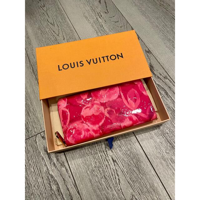 LOUIS VUITTON - ルイヴィトン ヴェルニ 長財布 ピンク 花柄 LOUIS