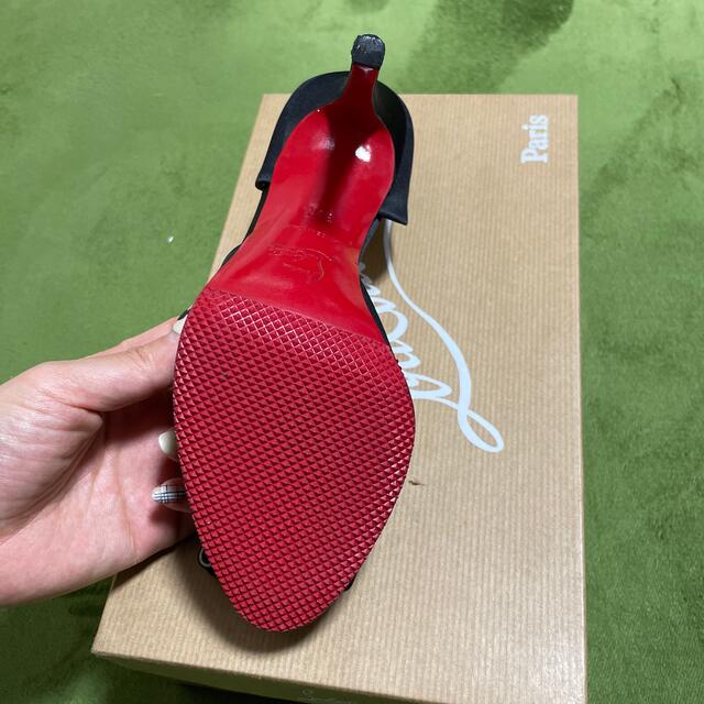 Christian Louboutin(クリスチャンルブタン)のChristian Louboutin オープントゥ　パンプス レディースの靴/シューズ(ハイヒール/パンプス)の商品写真