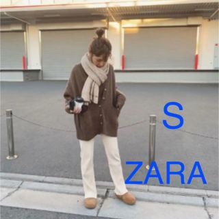 ザラ(ZARA)のZARA メランジニットカーディガン　ミラオーウェン snidel イエナ(カーディガン)