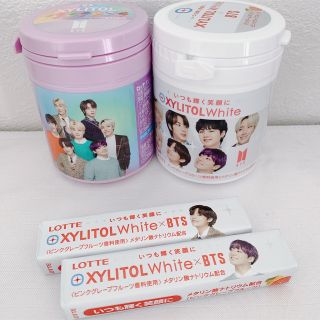 ボウダンショウネンダン(防弾少年団(BTS))のキシリトールBTSホワイトボトル＆ピンクボトル&グテスティックタイプ(K-POP/アジア)