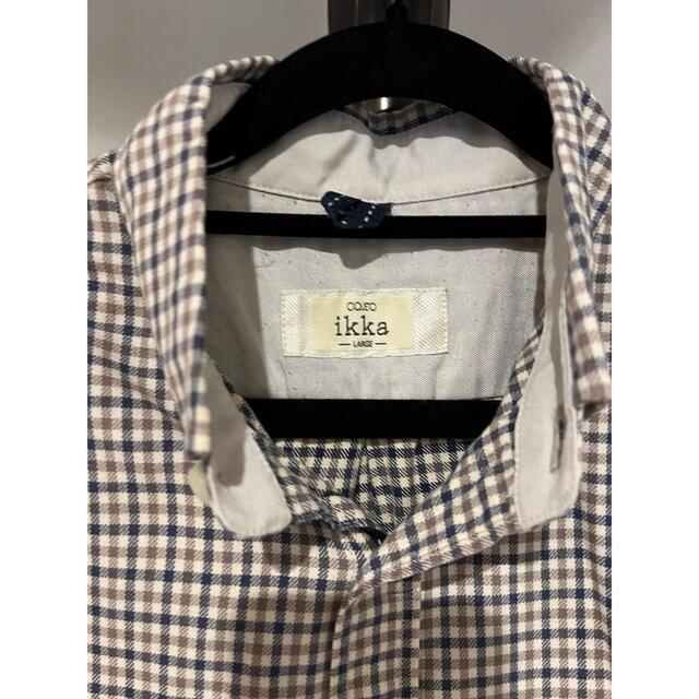 ikka(イッカ)の【古着】ikka チェックシャツ メンズのトップス(シャツ)の商品写真