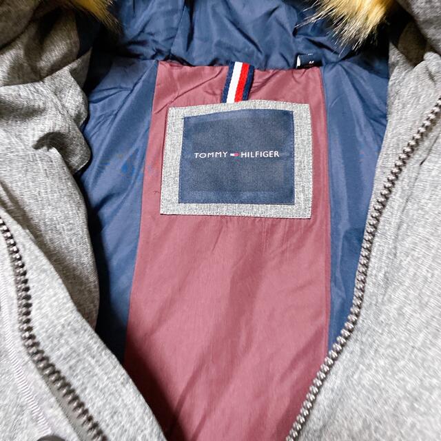 TOMMY HILFIGER(トミーヒルフィガー)のTOMMY HILFIGER フード付きジャケット　Mサイズ　グレー メンズのジャケット/アウター(ダウンジャケット)の商品写真