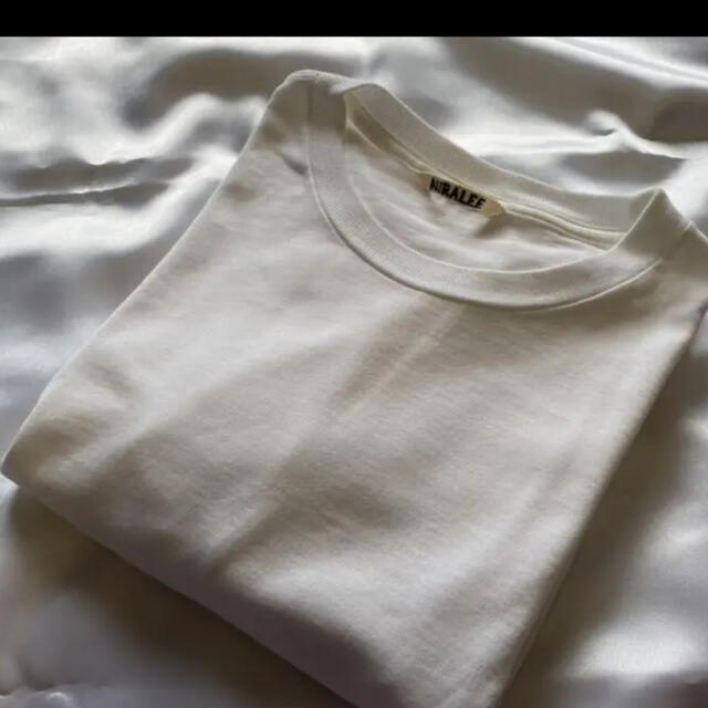 COMOLI(コモリ)のAURALEE オーラリー LUSTER PLAITING L/S T メンズのトップス(Tシャツ/カットソー(七分/長袖))の商品写真