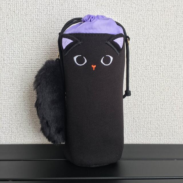 Starbucks Coffee(スターバックスコーヒー)の台湾 スターバックス ハロウィン 黒猫 ドリンクホルダー 小物入れ バッグ 猫 レディースのバッグ(トートバッグ)の商品写真