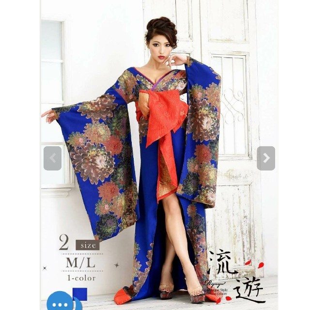 RyuRyu(リュリュ)のRew-you 花魁 高級和服キャバドレス レディースのフォーマル/ドレス(ナイトドレス)の商品写真