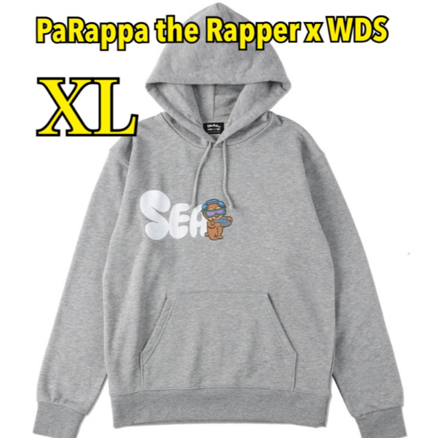 PaRappa the Rapper x WDS HOODIE Gray