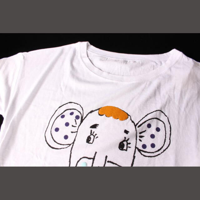 franche lippee(フランシュリッペ)のフランシュリッペ franche lippee ぶつぶつ ゾウ 変形 Tシャツ レディースのトップス(Tシャツ(半袖/袖なし))の商品写真