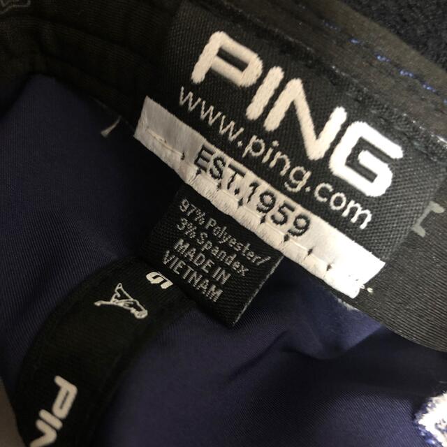 PING(ピン)の【新品.未使用】PING ゴルフキャップ　ネイビー メンズの帽子(キャップ)の商品写真