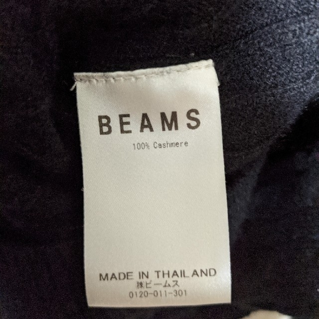 BEAMS(ビームス)のBEAMS カシミヤ 100% ニット 黒 メンズのトップス(ニット/セーター)の商品写真