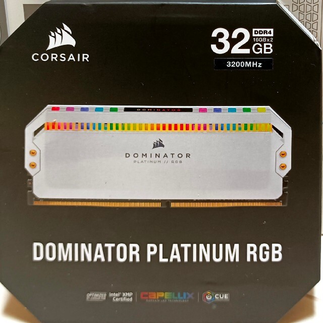 【新品/未開封】CORSAIR DOMINATER PLATINUM 32GB スマホ/家電/カメラのPC/タブレット(PCパーツ)の商品写真