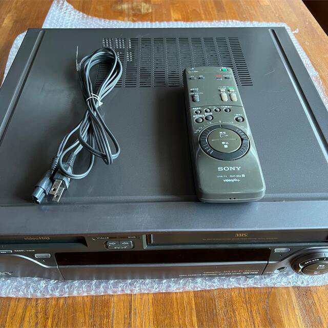 SONY  8ミリVHSダブルデッキ  WV-BS2   専用リモコン付き