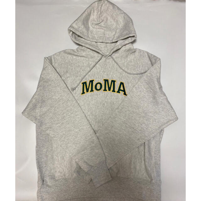 【Mサイズ】 海外限定 MOMA × champion パーカー グレー