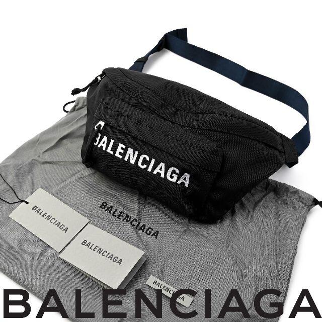 新品 BALENCIAGA WHEEL ベルトパック ブラック