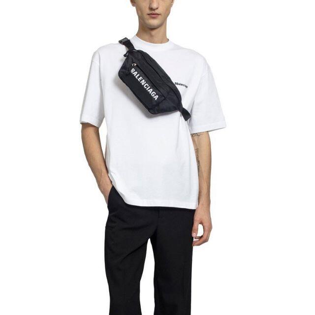 Balenciaga(バレンシアガ)の新品 BALENCIAGA WHEEL ベルトパック ブラック メンズのバッグ(ボディーバッグ)の商品写真