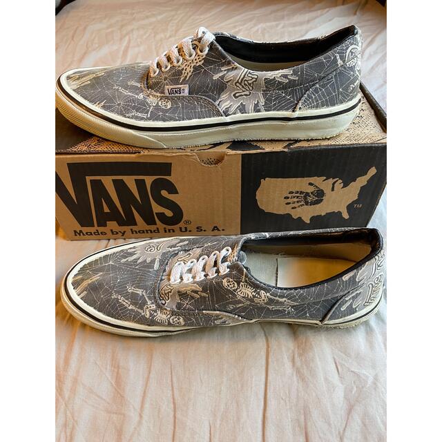 激レア ERA Made in USA スカル スパイダー US10 80s 大海物語 ISSA着用モデル 激レア VANS キャップ