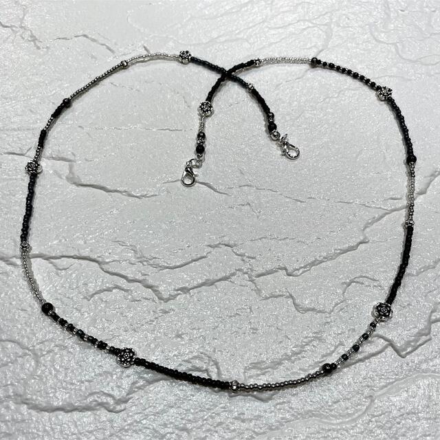 No.92  ハンドメイド　マスクチェーン　ネックレス ハンドメイドのアクセサリー(ネックレス)の商品写真