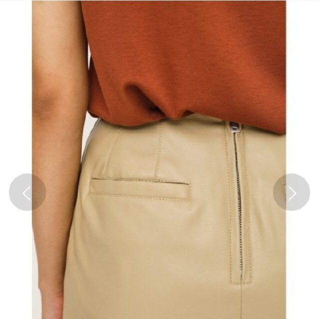 SLY(スライ)のSLY 台形 レザー スカート レディースのスカート(ミニスカート)の商品写真