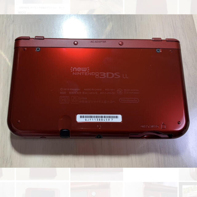 【極美品】完品 Newニンテンドー3DS LL メタリックレッド　セット