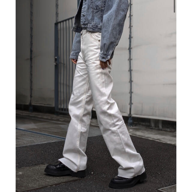 ACLENT アクレント クロスデザインストレートデニム Mサイズ ACLENT Cross design straight denim