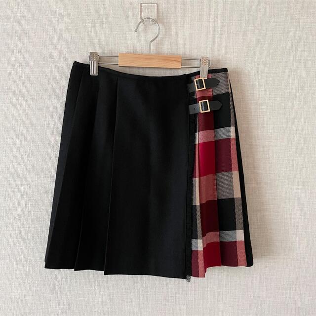 BLACK LABEL CRESTBRIDGE(ブラックレーベルクレストブリッジ)の新品タグ付き　ブルーレーベルクレストブリッジ　巻きスカート　秋冬 レディースのスカート(ひざ丈スカート)の商品写真