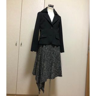 スコットクラブ(SCOT CLUB)のスコットクラブ系FENNEL☆新品アシメデザインスカート(ひざ丈スカート)