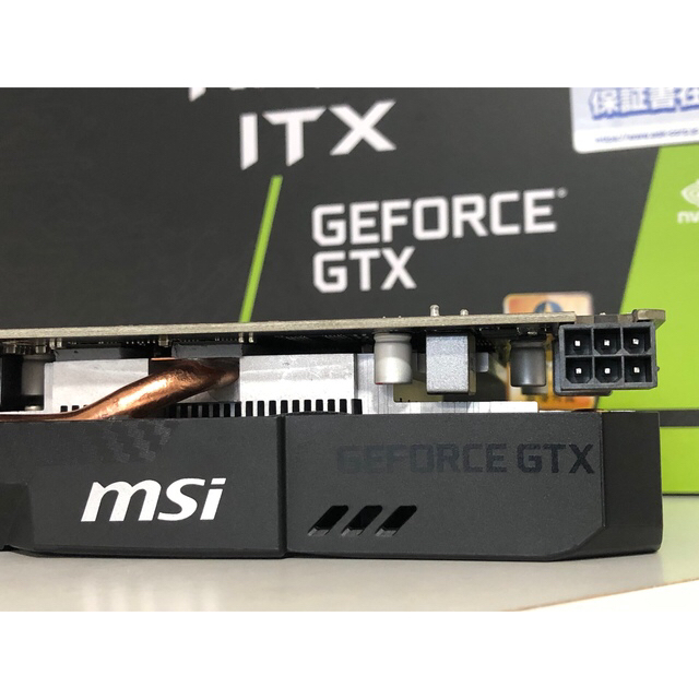 [美品 ] GeForce GTX 1650 D6 AERO ITX GDDR6 スマホ/家電/カメラのPC/タブレット(PCパーツ)の商品写真