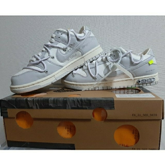 NIKE(ナイキ)のOFF-WHITE × NIKE DUNK LOW 1 OF 50 "49" メンズの靴/シューズ(スニーカー)の商品写真