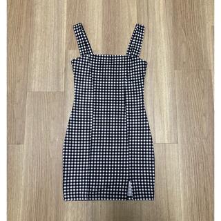 専用 00s h&m gingham check mini dress(ミニワンピース)