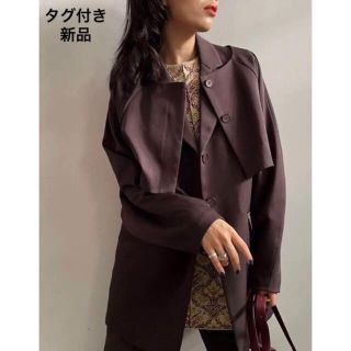 アメリヴィンテージ(Ameri VINTAGE)の新品【アメリヴィンテージ】CROPPED JACKET SET VEST TOP(テーラードジャケット)