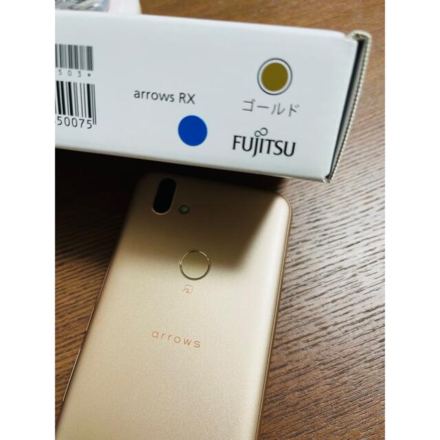 スマートフォン/携帯電話【新品未開封】ARROWS RX GOLD 32GB SIMフリー 富士通