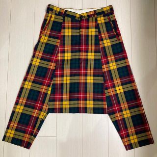 コムデギャルソンオムプリュス(COMME des GARCONS HOMME PLUS)の送料込み コムデギャルソンオムプリュス サルエルパンツ 伊勢丹チェック(サルエルパンツ)