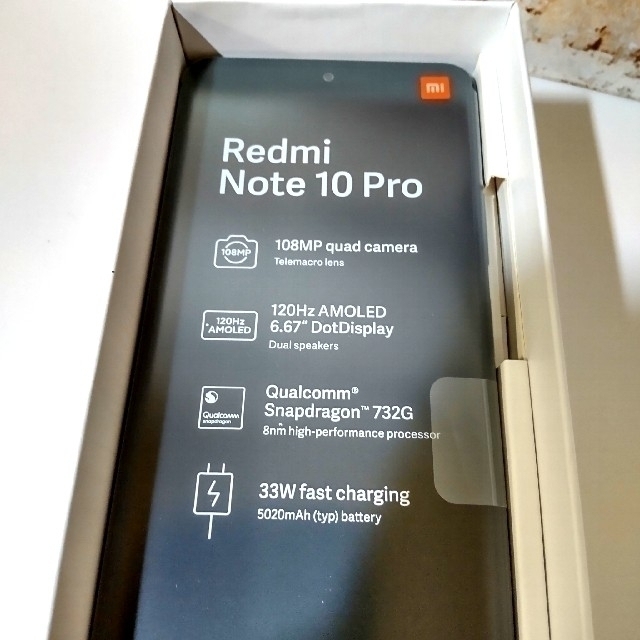 安い高評価 Xiaomi Redmi Note 10 Pro オニキスグレーの通販 by にんにん shop｜ラクマ 2023お得