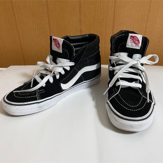 ヴァンズ(VANS)のVANS Sk8-Hi ハイカットスニーカー ブラック／ホワイト レディース(スニーカー)