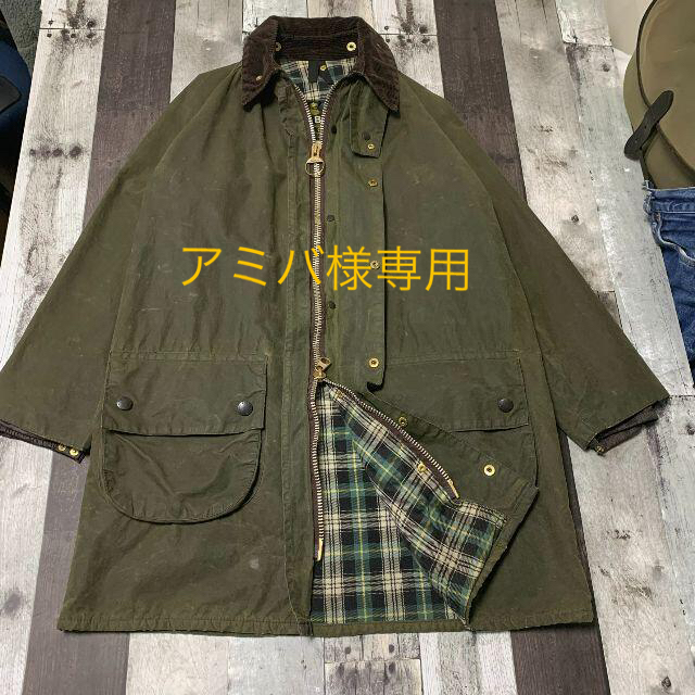 87年製 Vintage Barbour GAMEFAIR 38 バブアーC3897CM身幅