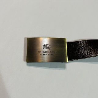 バーバリーブラックレーベル(BURBERRY BLACK LABEL)のBURBERRY BLACK LABEL ホースマークベルト ブラウン(ベルト)