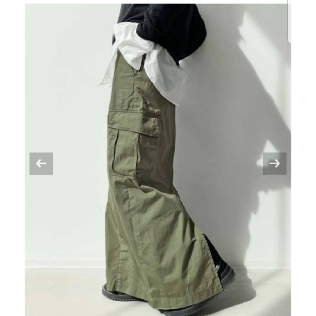 L'Appartement DEUXIEME CLASSE(アパルトモンドゥーズィエムクラス)のクーポン発行期間限定値下げ！CIOTA/シオタ　Cargo Maxi Skirt レディースのスカート(ロングスカート)の商品写真