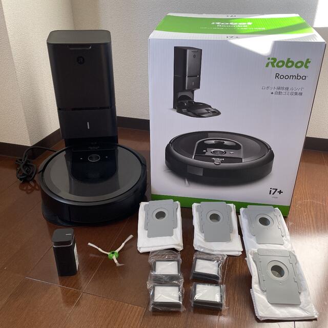 【でした】 iRobot - iRobot Roomba ルンバ i7＋ 自動ごみ収集機付き 美品、数回使用の通販 by ちゃむちゃむハウスの