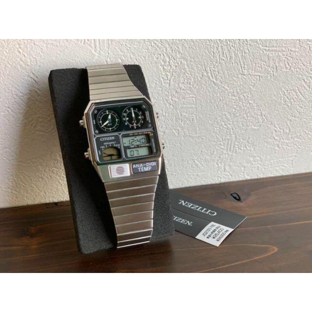 CITIZEN(シチズン)のTEMP 復刻モデル 腕時計 アナデジテンプ シルバー JG2101-78E メンズの時計(腕時計(デジタル))の商品写真