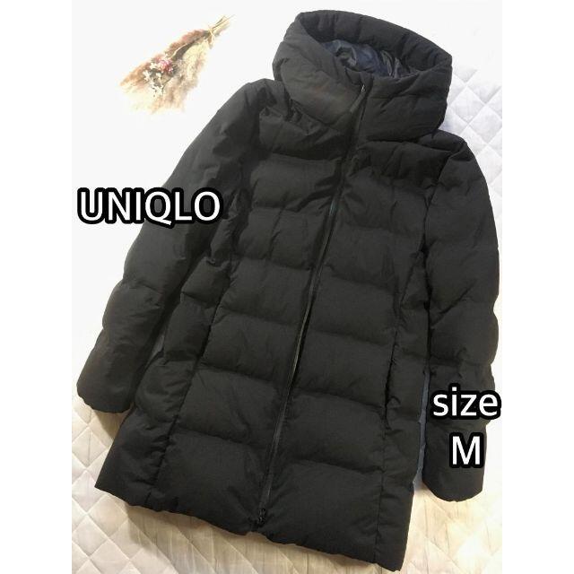 UNIQLO(ユニクロ)のSale　ユニクロ　シームレスダウンコート　ブラック　M レディースのジャケット/アウター(ダウンジャケット)の商品写真