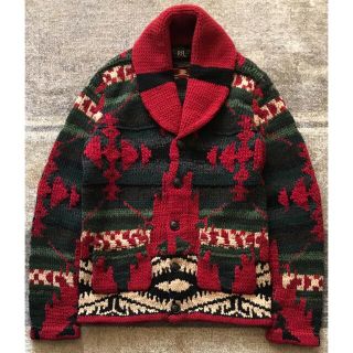 圧巻のネイティブ柄 RRL ダブルアールエル ラルフローレン ニット