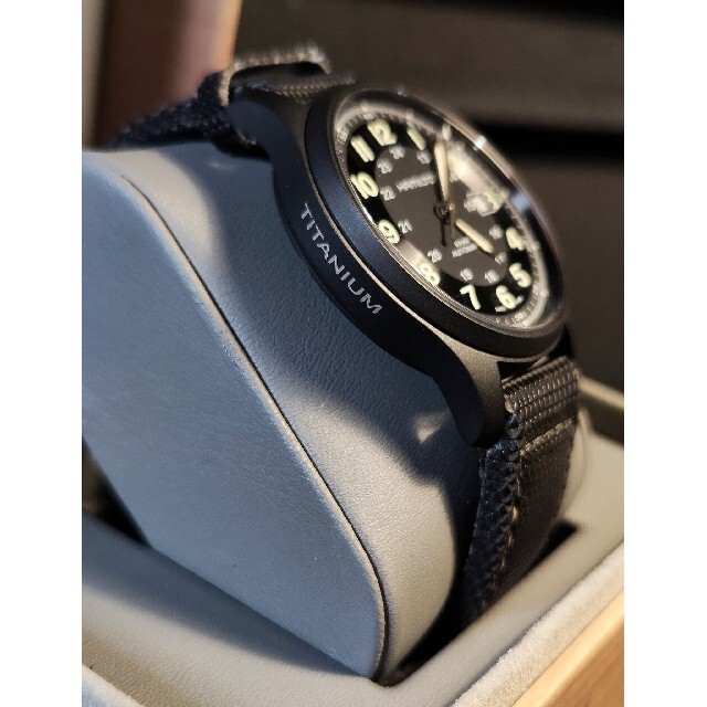 Hamilton(ハミルトン)の2021年購入 チタン製 Hamilton khaki automatic 5 メンズの時計(腕時計(アナログ))の商品写真
