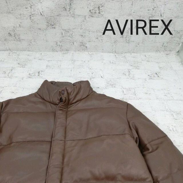 AVIREX アヴィレックス レザーダウンジャケット