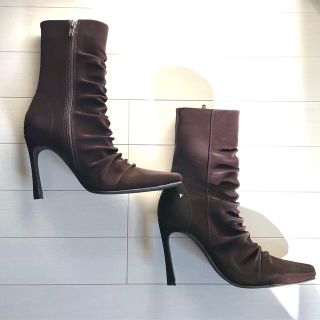 イエローブーツ(Yellow boots)のYELLO 99%CACAO SHORT BOOTS(ブーツ)