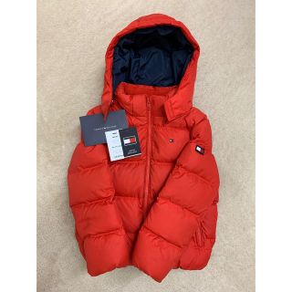 トミーヒルフィガー(TOMMY HILFIGER)の今年購入★美品 トミーフィルフィガー ダウンジャケット キッズ 110cm 赤(コート)